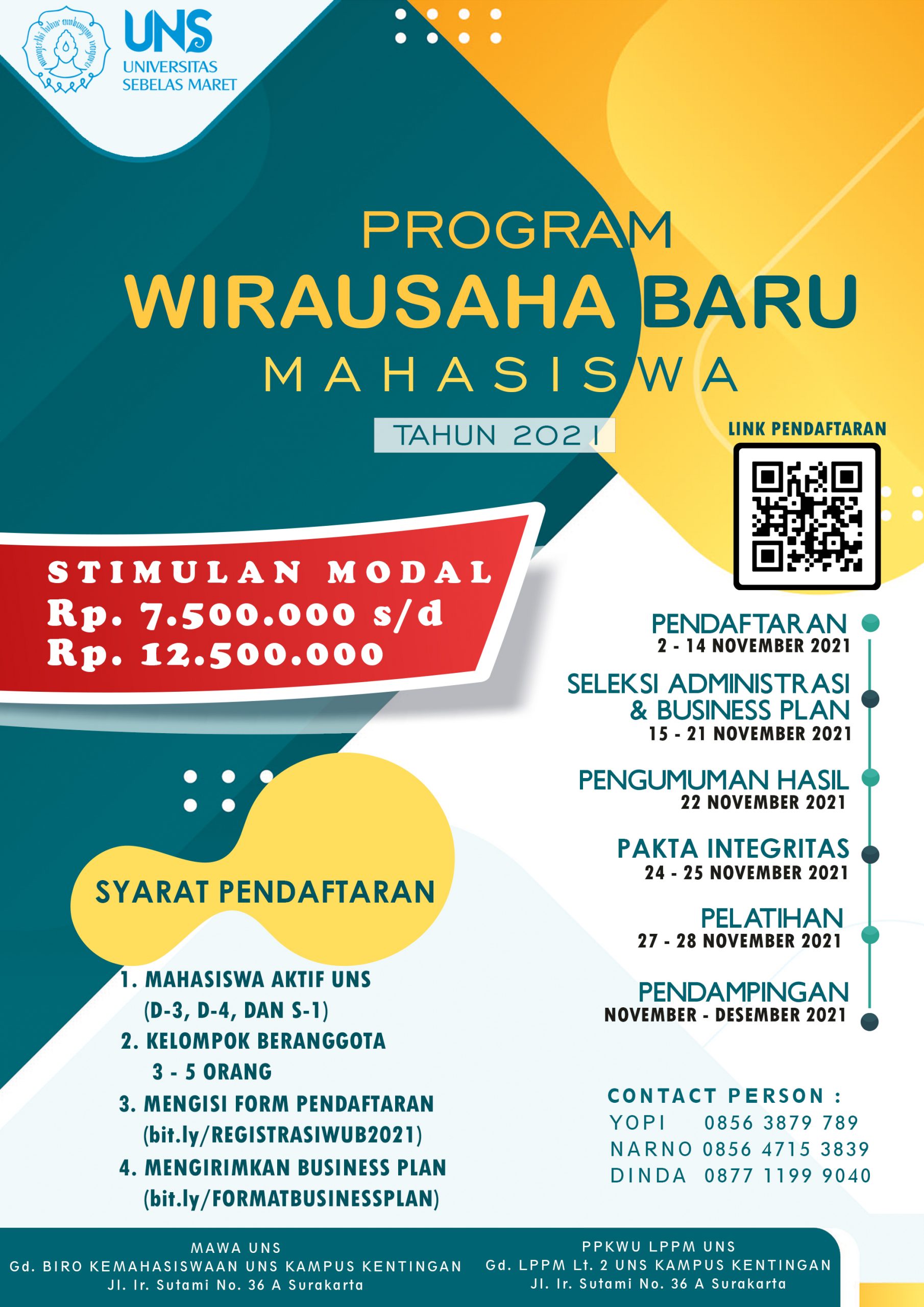 Read more about the article Hasil Seleksi Program Wirausaha Baru Mahasiswa (WIBAWA) 2021